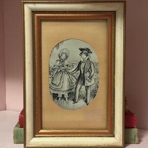 Vintage Framed Sketch Art